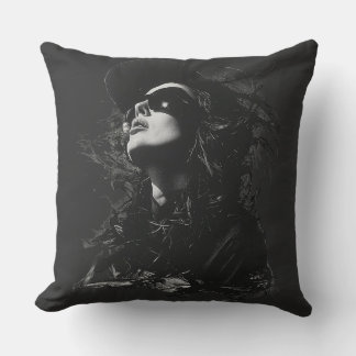 Face T-Shirt Throw Pillow