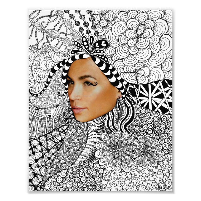 Face Tangle Photo Print (Front)