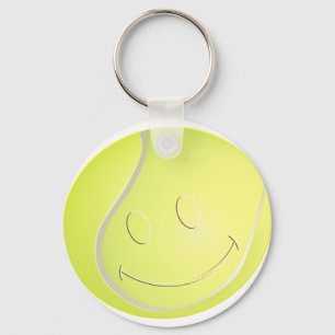 FACE TENNIS BALL KEYCHAIN