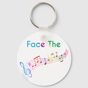 Face The Music Keychain