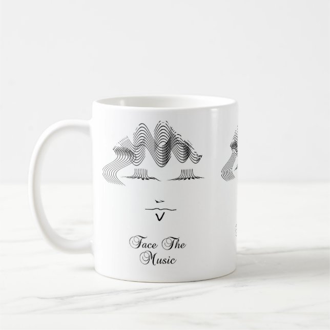 Face The Music Mug (Left)