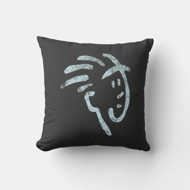 Face Throw Pillow (Front)