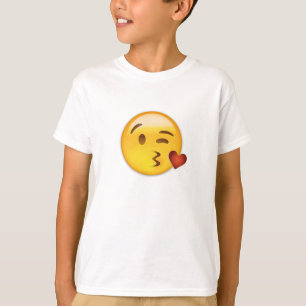 Face Throwing A Kiss Emoji T-Shirt