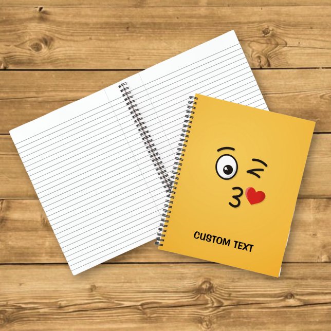 Face Throwing a Kiss Notebook (Creator Uploaded)