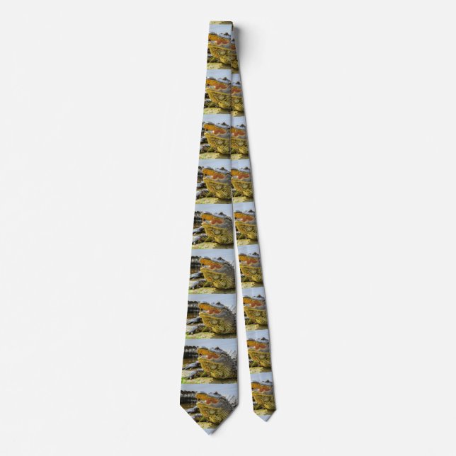 Face to face. American Alligator Tie (Front)