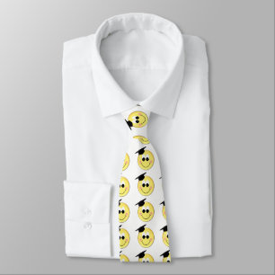 Face With Graduation Cap Neck Tie