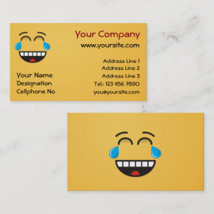 Face With Tears of Joy Business Card