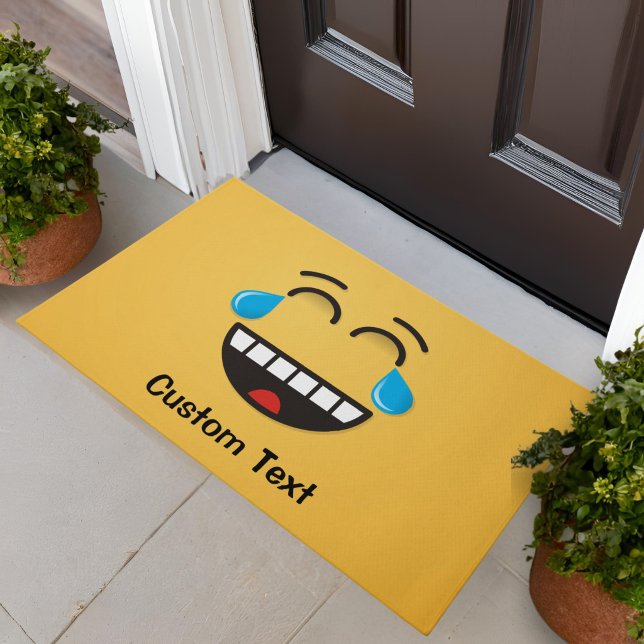 Face With Tears of Joy Doormat (Creator Uploaded)