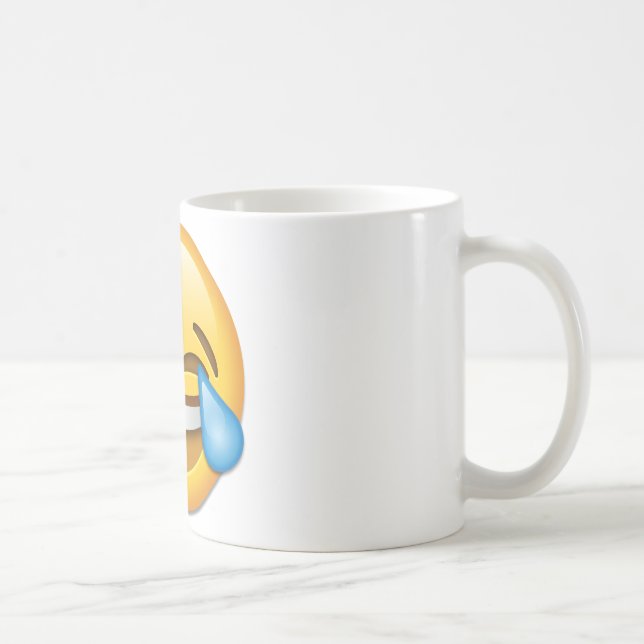 Face With Tears Of Joy emoji Coffee Mug (Right)