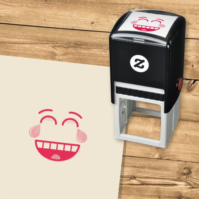 Face With Tears of Joy Self-inking Stamp (Creator Uploaded)