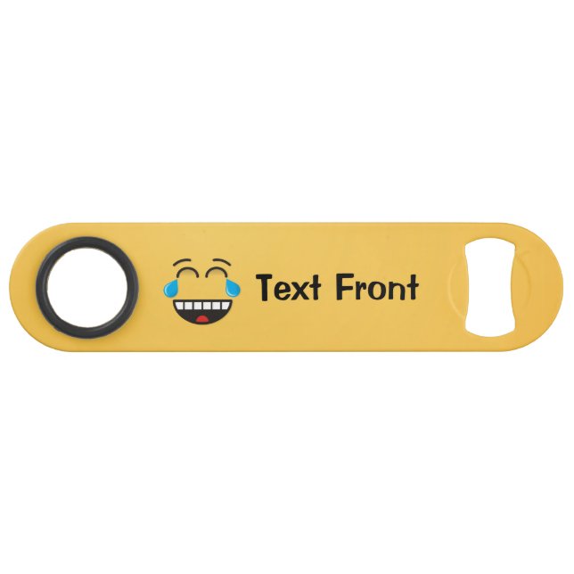 Face With Tears of Joy Speed Bottle Opener (Front (Horizontal))