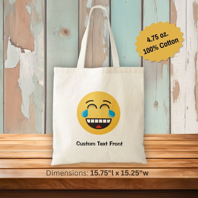Face With Tears of Joy Tote Bag (Creator Uploaded)