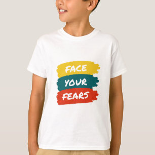 Face Your Fears Teen Boy Graphic T-Shirt