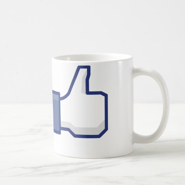 Facebook "comme" la tasse (Droite)