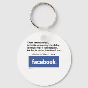 Facebook Concept Keychain
