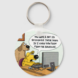 Facebook for Dogs Keychain