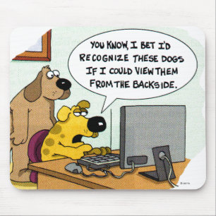 Facebook for Dogs Mouse Pad