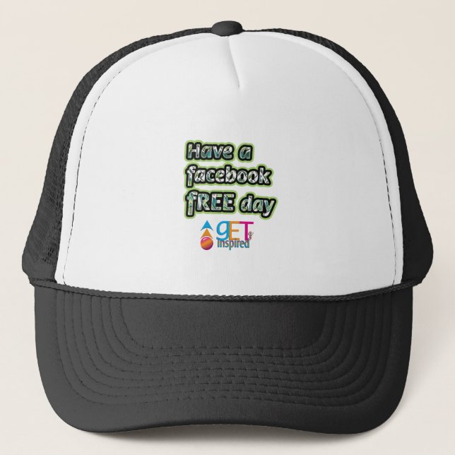 Facebook Free Day Trucker Hat (Front)