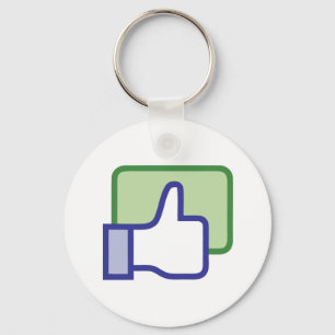 Facebook Like Button Keychain
