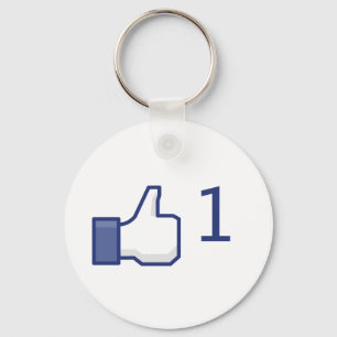 facebook like button keychain