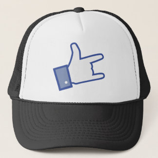 Facebook like You Rock thumb Rock and Roll icon Trucker Hat