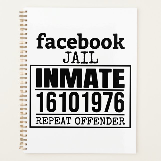 Facebook Prisonnier récidiviste (Devant)