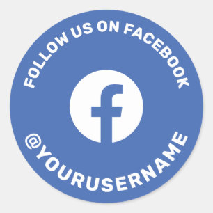 Facebook social media marketing packaging label