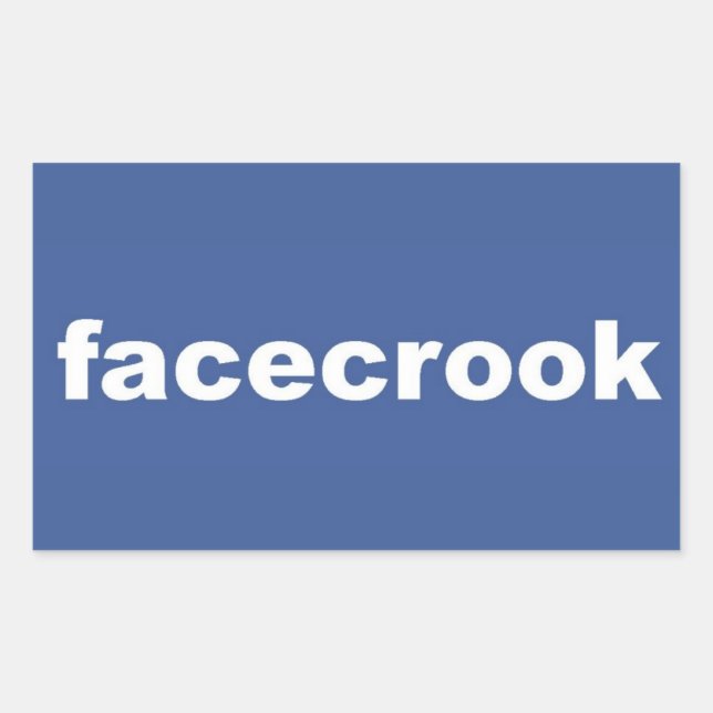 facecrook sticker (Front)