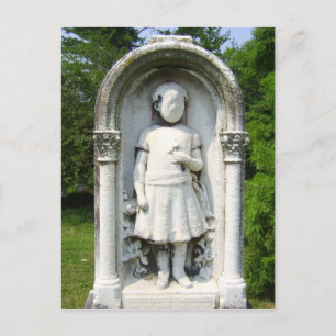 Faceless amongst the fields of the dead postcard