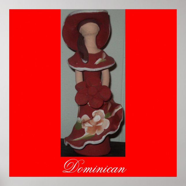Faceless Dominican Ceramic Doll, Muneca sin Rostro Poster (Front)