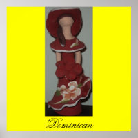 Faceless Dominican Ceramic Doll, Muneca sin Rostro