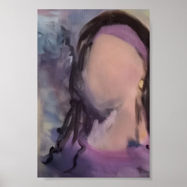 Faceless Girl Painting  Poster (Front)