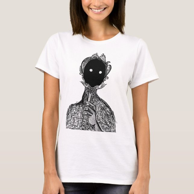 Faceless Void – Dark Surreal Art Design T-Shirt (Front)