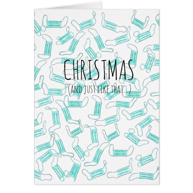 Facemask Christmas and Just Like That  (Front)