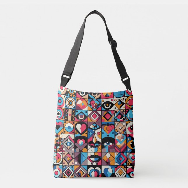 faces crossbody bag (Front)