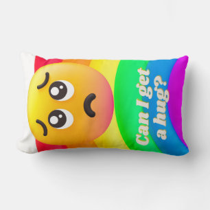 faces icons quotes lumbar pillow