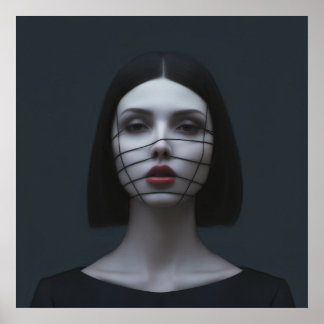 Faces in Fashion Poster