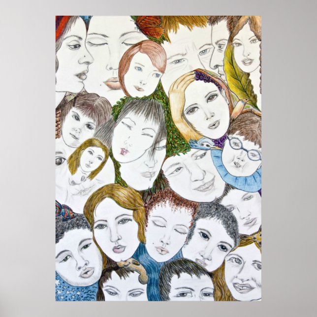 Faces in the Crowd Poster (Front)