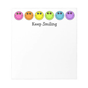Faces Keep Smiling Notepad