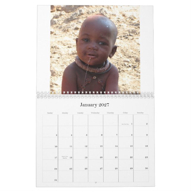 Faces of Africa - Customized - Customized Calendar (Jan 2027)
