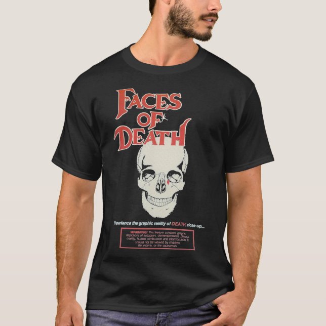 Faces of Death - Cover Art（1978）☆VHSGasm Video☆    T-Shirt (Front)