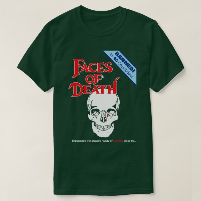 Faces Of Death T-Shirt (Design Front)