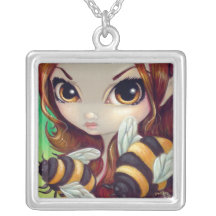 Faces of Faery 67 NECKLACE bumble bee fairy