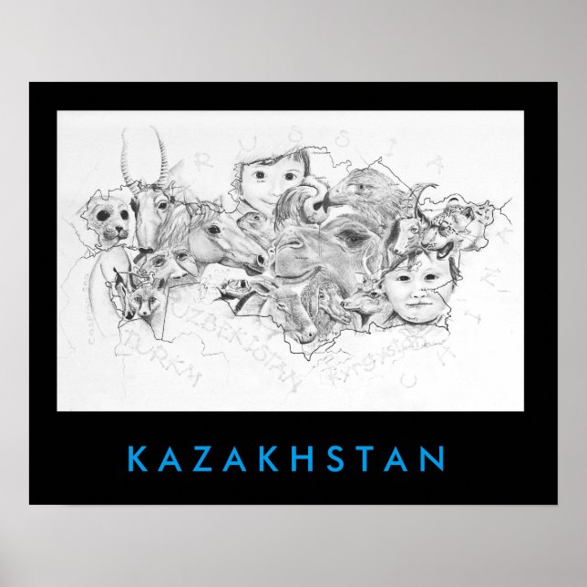 Faces of Kazakhstan Poster (Front)