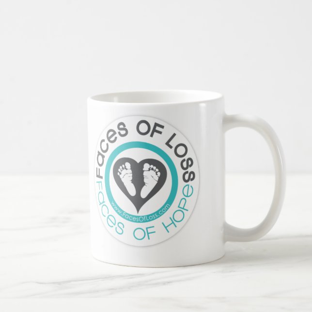 Faces of Loss Coffee Mug (Right)