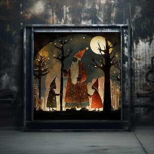 Faces of Santa: African American Santa (8) Poster