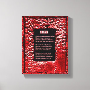 Faces of Sin Canvas Print
