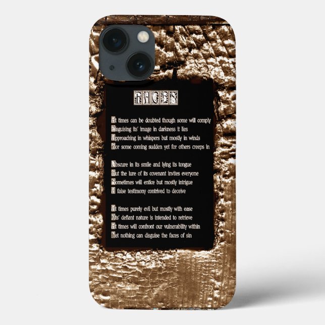 Faces of Sin Case-Mate iPhone Case (Back)