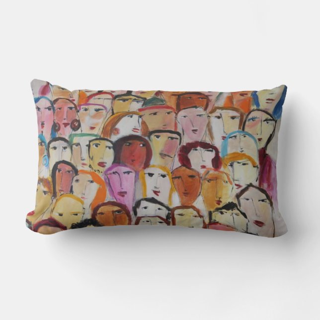 Faces Pillow (Front)