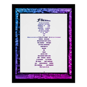 Faces Poster